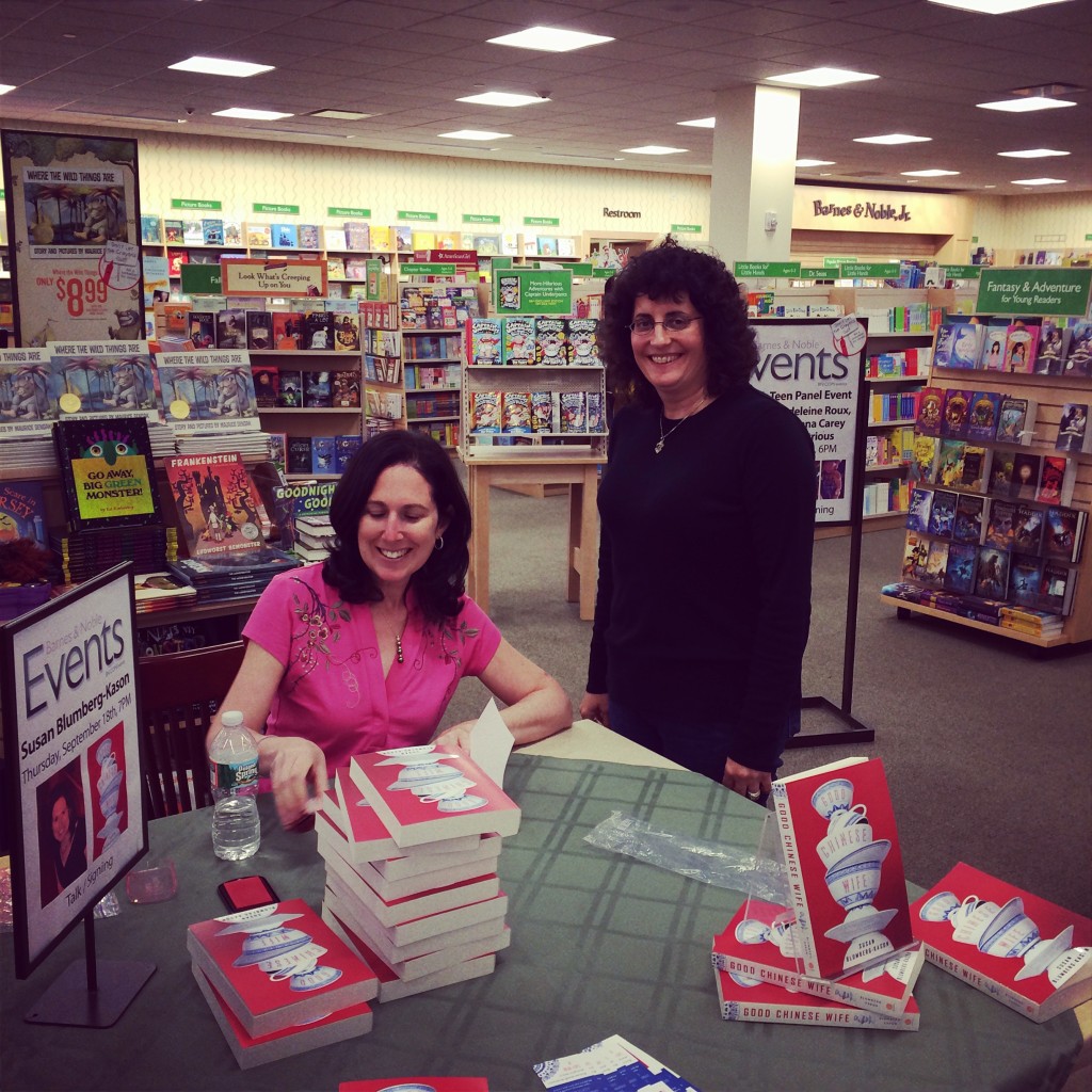 With Risa at B&N in Princeton
