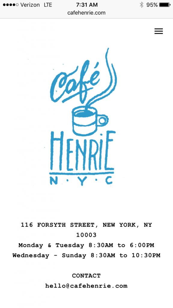 Cafe Henrie