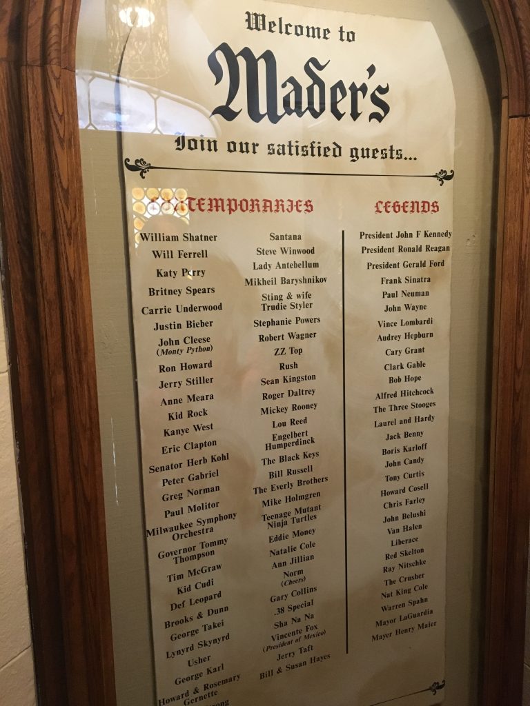 Mader's Hall of Fame